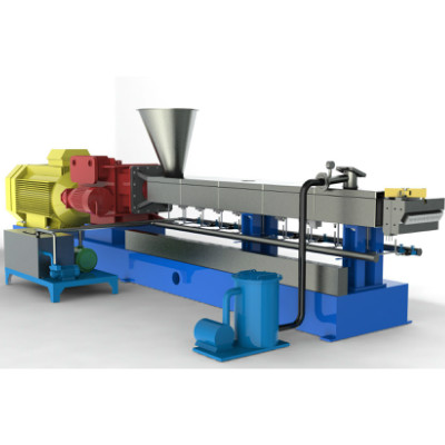 Double screw extruder