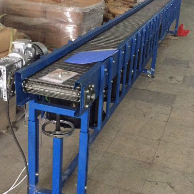 Cooling mesh belt conveyor